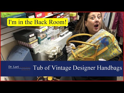 In the Back Room! How to Spot Louis Vuitton, Bottega Veneta & Fendi Handbags - Thrift with Dr. Lori