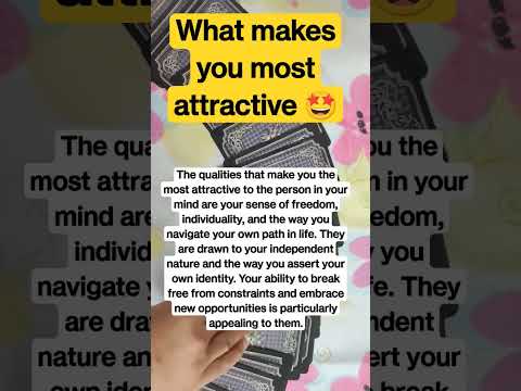 What makes you the most attractive 😍 #mostattractive #tarot #love #shorts #crush