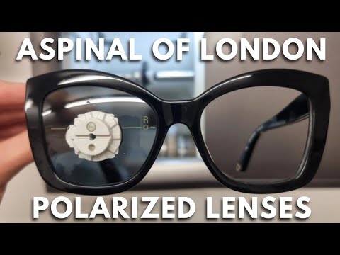 Prescription polarised ladies sunglasses - Custom Aspinal of London