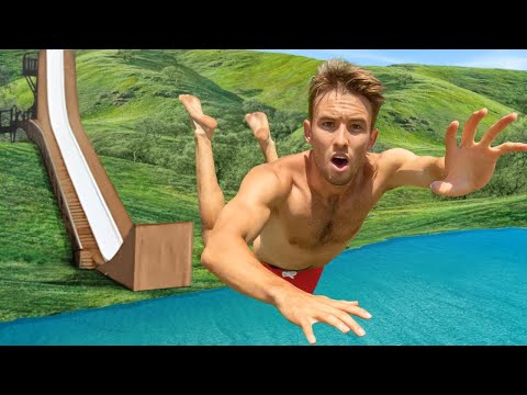 This Mega Slip n Slide Launches you 50ft!