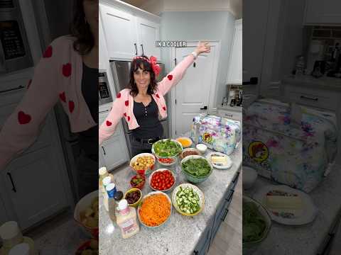 Salad and Baked Potato Bar: an inexpensive way to feed a larger group  JessRoderick.com