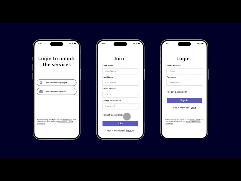 Login/Signup page Design in Figma - Figma Tutorial