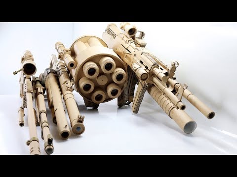 Next Level Electricity Free DIY Cardboard Gun