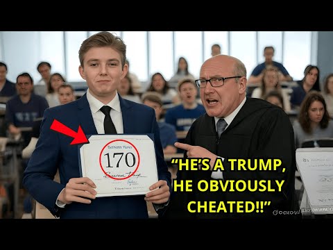 Liberal Professor Challenges Barron Trump to an IQ Test – Ends Up Getting Humiliated!