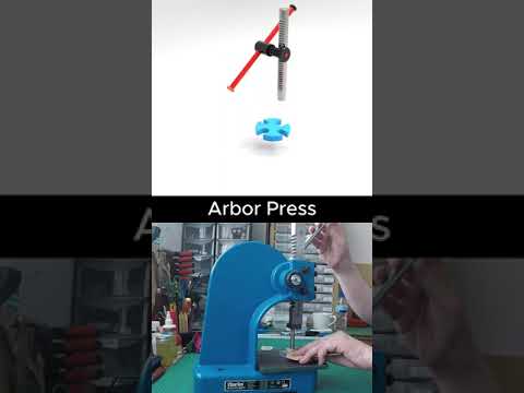 Arbor Press #mechanic #engineering #mechanism #solidworks #fusion #3danimation