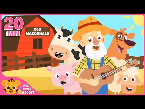 ✨Old MacDonald🚜 + Dancing Like An Animal + more Little Mascots Nursery Rhymes & Kids Songs