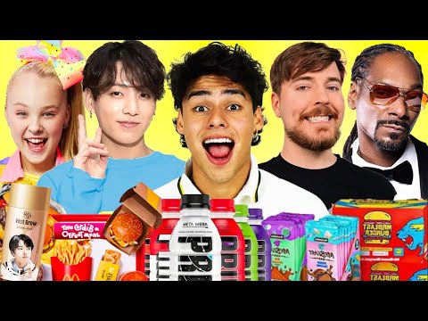 Rating YOUTUBERS and CELEBRITY Products!! (Snoopdog, Mr. Beast, Jojo Siwa and More!)