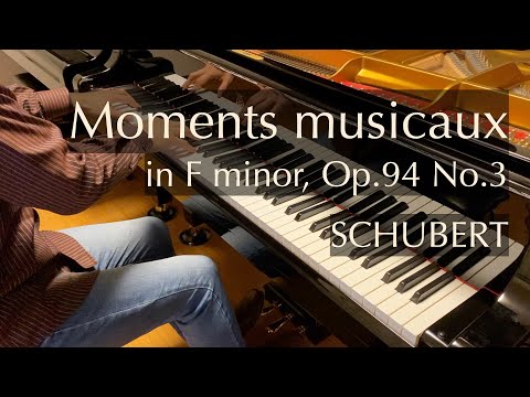 楽興の時 第3番（シューベルト）Schubert - Moments musicaux  No.3 - pianomaedaful