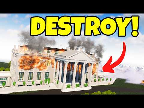 White House vs ATTACKS Realistic SURVIVAL! | Teardown