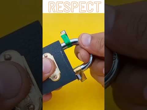 How to open lock without key by ZainNeon official 🔥