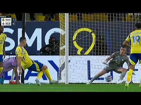 Cristiano Ronaldo Goal | Al-Nassr vs. Al-Khulud 3-1 | Saudi Roshen League 25