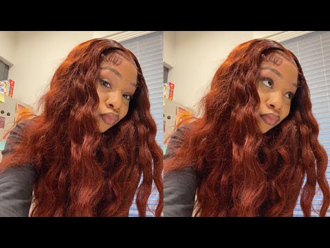 hair vlog: in love with this color | auburn wig install | ft. klaiyi hair