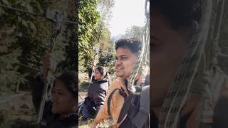 Longest couple Zipline Manali❤️.     #trending #shorts #viralvideo