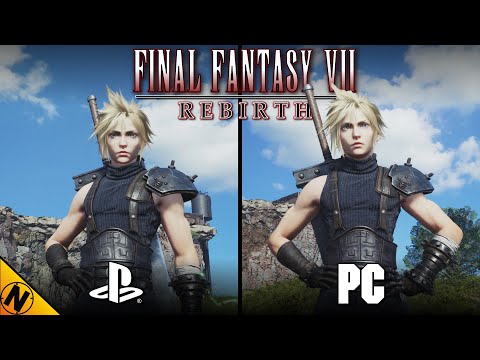 Final Fantasy VII Rebirth [PC] vs [PS5 Pro] | Direct Comparison