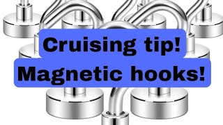 Cruising tip! Magnetic hooks! #cruisingtips