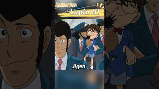 What happens when Conan meets Lupin's gang?#shorts #anime #lupin