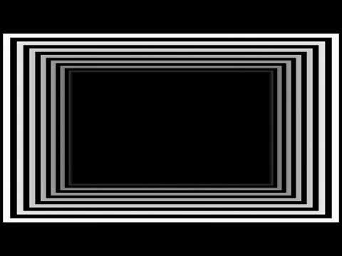 Abstract Black and White Rectangle Tunnel Motion Background | Free HD Version Footage