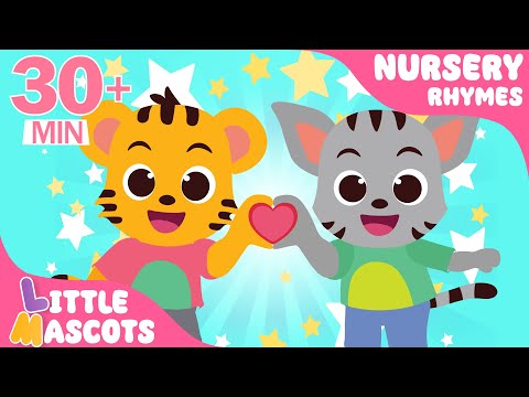 Thank You Song💕 + Happy Birthday Song + more | Little Mascots Nursery Rhymes for Kids