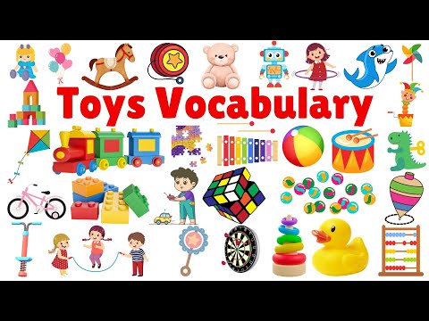 Toys Vocabulary in English | Toys words | Kids vocabulary  Toy  toy vocab English educational video