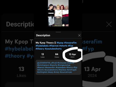 MY THEORY TURNS OUT TO BE TRUE || #kpop #lesserafim #fearnot #easy #crazy #fyp