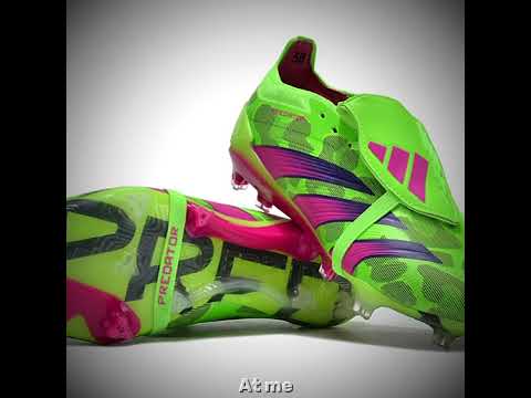 Adidas Predator Boots 💚💜 #football #edit #fyp ( one of my friends requested this)