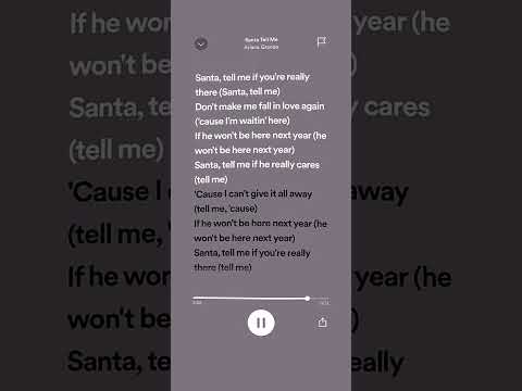 Santa Tell Me (Sped up) #shorts #lyrics