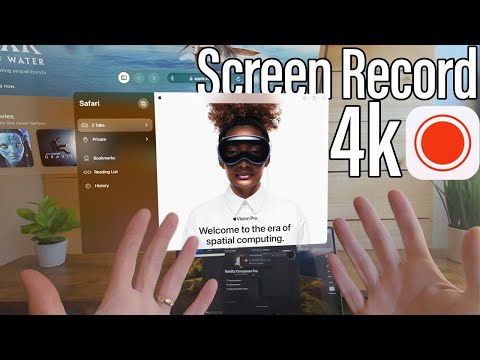 Vision Pro: How to Record Screen Record in 4k! Tutorial