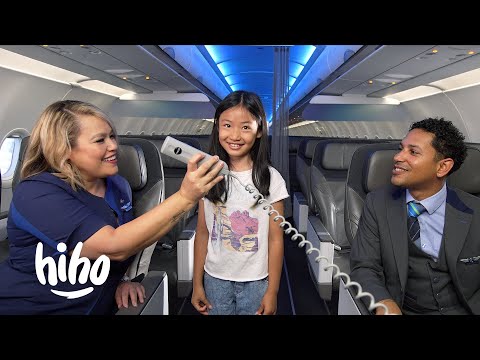 Kids Meet Flight Attendants | HiHo Kids