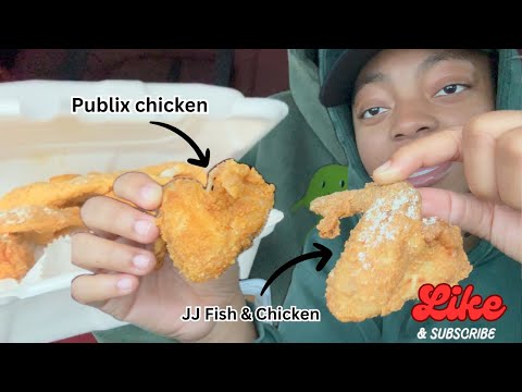 JJ FISH & CHICKEN VS. PUBLIX FRIED CHICKEN: Which one do I think taste better ??