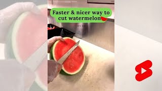 How to cut a WATERMELON🍉  | Cutting Tips & Tricks | Easy ideas for cook | #shorts #food