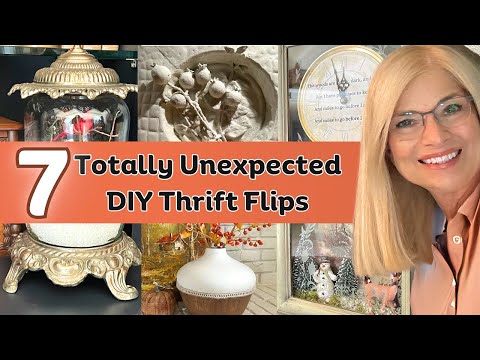 Stunning Unexpected Thrift Find Transformations: 7 Goodwill DIY Projects