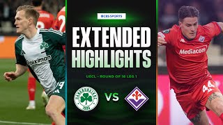 Panathinaikos vs. Fiorentina: Extended Highlights | UECL Round of 16 Leg 1 | CBS Sports Golazo