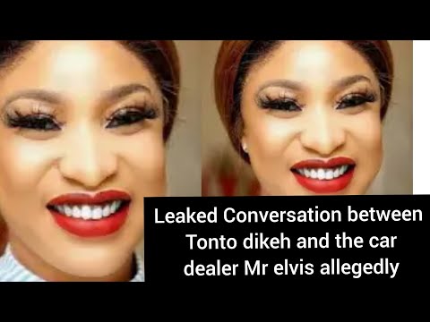 Leaked Conversation between Tonto dikeh and the car dealer Mr elvis allegedly