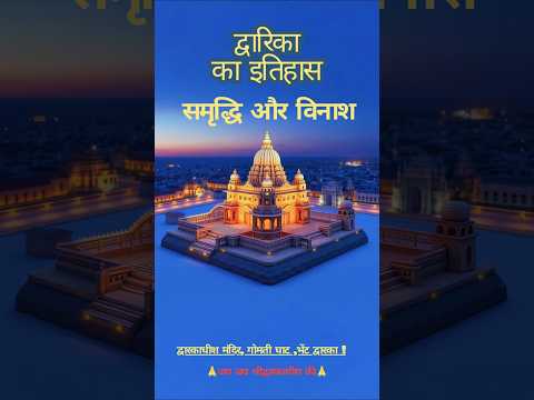 द्वारिका का इतिहास| समृद्धि,विनाश,| #द्वारका का इतिहास,#द्वारकाधीश मंदिर,#समुद्र में डूबी द्वारका,