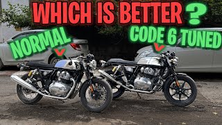 CODE 6 💥 TUNED GT650 VS NORMAL GT650 | WITH GLOBE EXHAUSTS | WHICH IS BETTER?