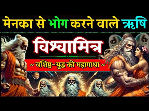 महर्षि विश्वामित्र की वासना और अप्सरा मेनका - वशिष्ठ युद्ध की कहानी Vishwamitra vs Vashistha Story