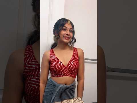 2 hours in 30 seconds 😌♥️ #youtubeshorts #canadadiaries #shortsviral #ootd #grwm #saree #shorts