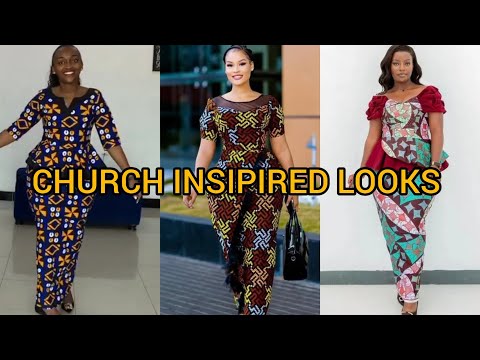 🆕️ MKUSANYIKO WA MISHONO MIPYA YA VITENGE MAGAUNI YA OFISINI NA KANISANI || CHURCH INSIPIRED LOOKS-1