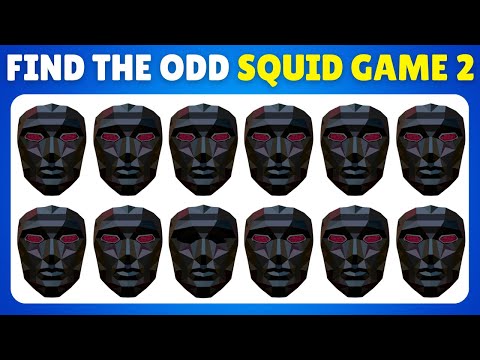 Find the ODD One Out - Squid Game 2 🐙🦑🎮🔍