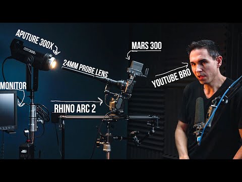 DIY ROLLING MACRO Slider stand with the Sony A7S III, Rhino Arc 2, and Laowa 24mm Probe Lens