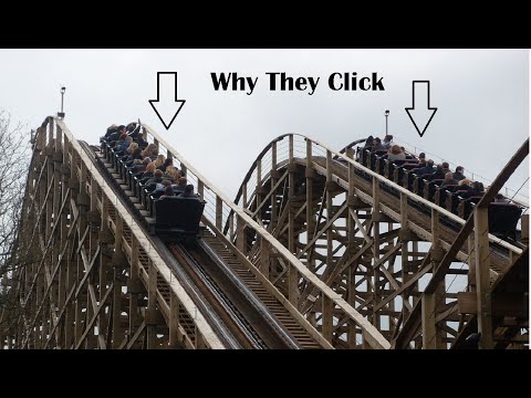 Why do roller coasters click, and how does it keep you safe?