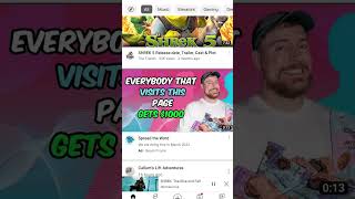 Fake @MrBeast scam ad #meme #shorts #mrbeast #scammer #scamawareness #impersonations #unofficial