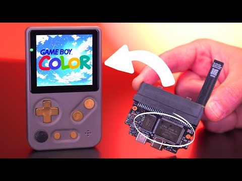 IMPOSSIBLY Tiny Game Boy Color Motherboard with Real Nintendo CPU