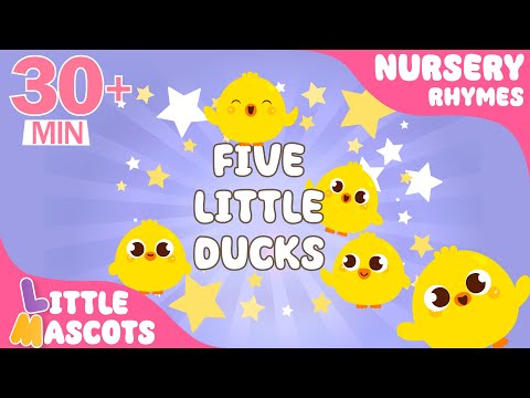 Five Little Ducks🐤 + Five Little Monkeys & more | Little Mascots Nursery Rhymes for Kids