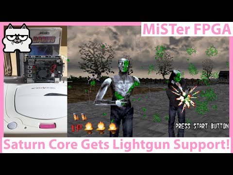 BIG MiSTer FPGA Saturn Core Update! Lightgun Games are Fixed!