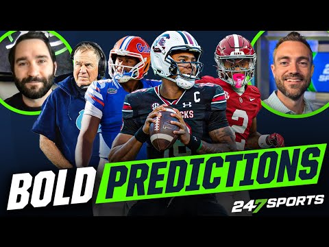 Three DARING College Football Predictions for 2025 Season 🏈 | Florida, South Carolina, Alabama, UNC