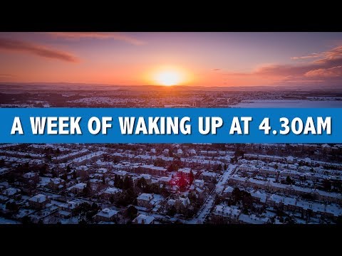 A WEEK OF WAKING UP AT 4.30AM - THE WEEKLY CHALLENGE WEEK 1