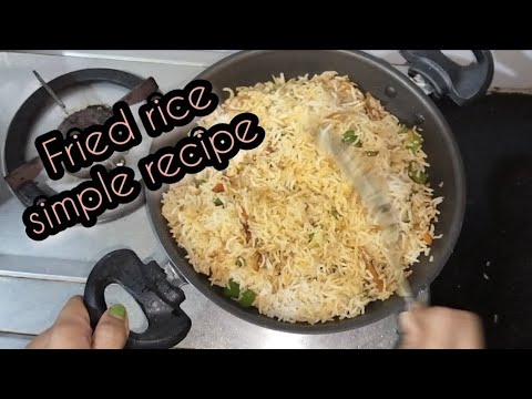 फ्राईड राइस चायनीज गाडी सारखा कसा बनवावा | fried rice #food #chinese #vegan #indianfood #rice