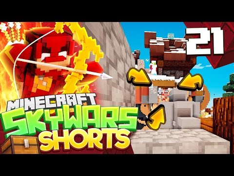 SNEAKY BUTTON! (MINECRAFT SKYWARS SHORTS #21)