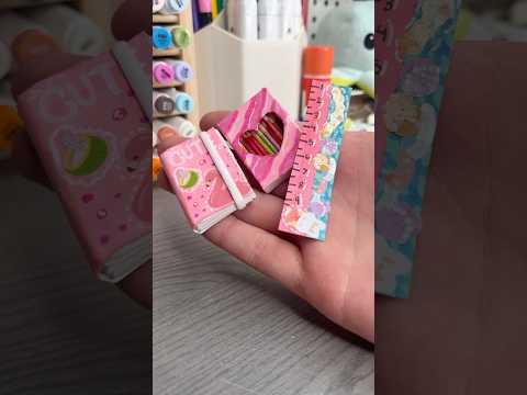 ✨Cute mini stationary diy!? #diy #papercraft #cutecrafts #crafts #craft #cute #thingstodo